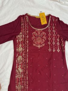 New Aurelia Maroon Kurti
