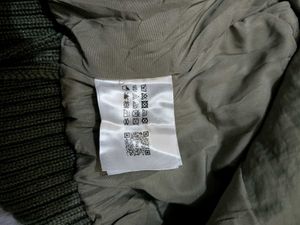 Zara distressed water repellant patchwork jacket