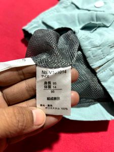 Mint Green Hooded Kids Jacket (2–3 Years)