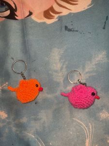 Crochet Bird Keychains