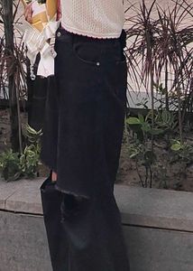 Ripped Wide Leg Jeans