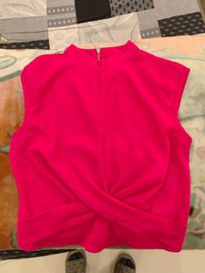 Hot Pink Sleeveless Top