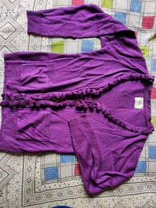 Purple Cardigan