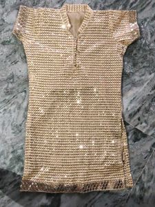 Golden Sequin Kurta