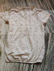 Max White Netted Top