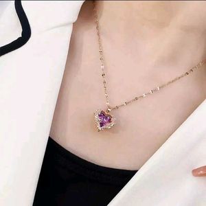 Heart ❤️ shape Pendant With Chain (Combo)