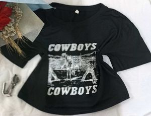 Black Cowboy🤠 Crop Top