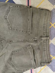 Mango Gray Denim Jeans