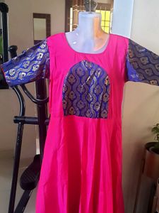 Diwali Elegant Pink Kurta With Side Zip