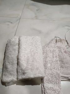 Elegant Saree With Readymade Paded  Full Sleeve Bl