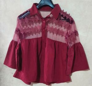 Shirt Pattern Peplum Top