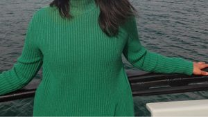 Green Knit Sweater