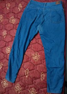 Blue Straight/ Slim Jeans