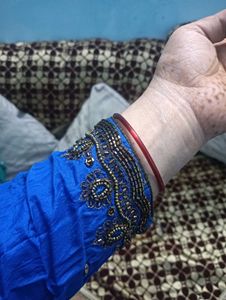 Blue Embroidered Kurta Set