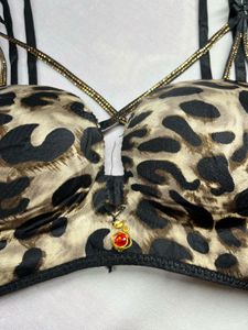 Leopard Print Bra