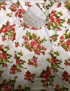 Backless Floral Crop Top