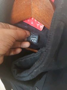 Chic Black Peacoat (Size-S)