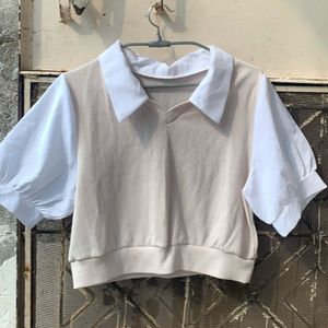 Collared Knit Top💗