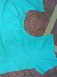 Aqua Blue Blouse