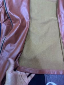 Stylish Brown Leather Jacket