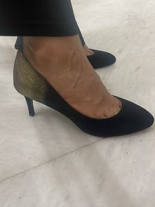 Black &amp; Gold Heels
