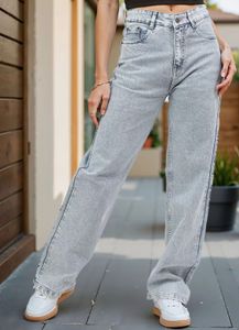 Light Blue Wide Leg Jeans