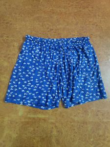 New without tag Blue Bird Print Shorts