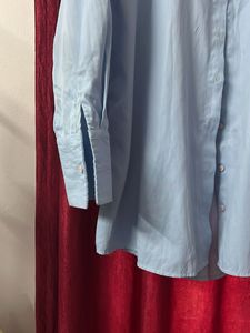 Blue Oversized Shirt