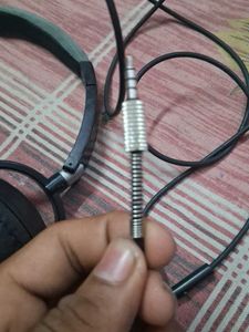 a wired boAt headphone