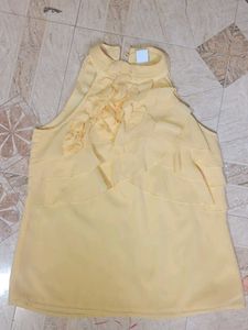 Floral Designed Sleeveless Top