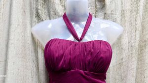Elegant Purple Party Dress