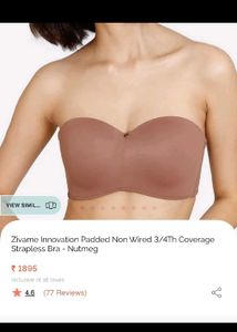 Zivame Strapless Bra