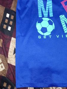 Blue Graphic Print T-Shirt