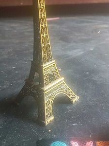 Paris Eiffel Tower Steel And Love Keychain ❤