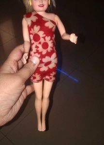 Barbie Doll in Floral Dress