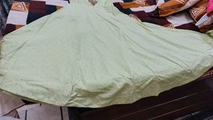Embroidered Light Green Kurti
