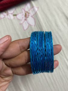 Sky Blue Color Bangles