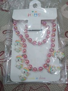 Unicorn Necklace & Bracelet Set