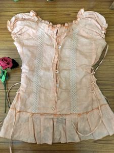 Peachy corset top