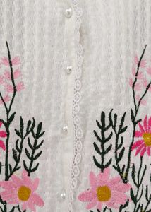 A Beautiful Crop Top With Full On Embroidery 🪡