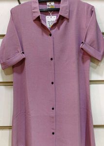 Pink Short Kurta
