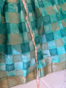 Festive Chaniya With Banarasi Dupatta(no Blowse)