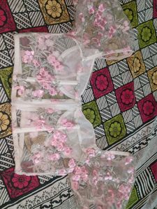 Floral Applique Lingerie Set