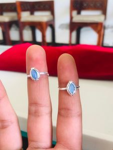 Pure silver Toe Ring Pair