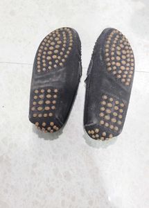 kids Stylish Black Loafers