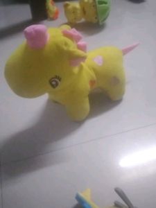 Cute Yellow Giraffe Plush Toy