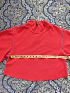 Red Crop Top