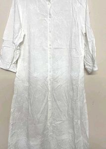 White Embroidered Kurta🤍