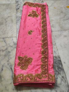 Moti Work Border Saree