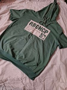 Green Graphic Hoodie